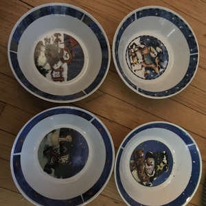 Four set of snowman bowls is being swapped online for free