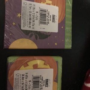 Halloween napkins large and small  is being swapped online for free