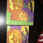 Halloween napkins large and small  is being swapped online for free