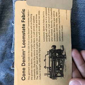 Rare!! BNWT Levi’s Jeans 1890 xx501 bandits 34W  is being swapped online for free