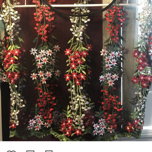 Mesh floral embroidered shirt is being swapped online for free