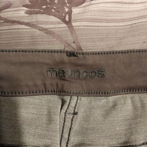 Maurices Womens Mid-Rise Stretch L-Regular Brown Pants worn twice is being swapped online for free
