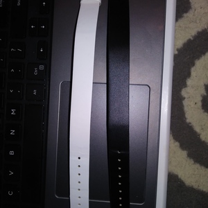 2 Womens Watch Bands for swapable watches Black, White is being swapped online for free