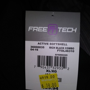Free Tech XL Black & Purple Jacket Womens New Still has tags is being swapped online for free