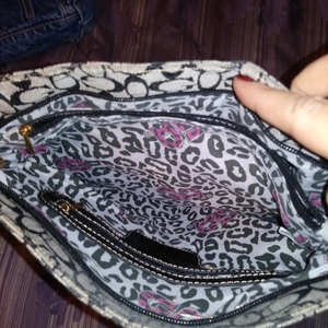 GA Black and Gray Purse 13 in Wide X 12 in Long New is being swapped online for free