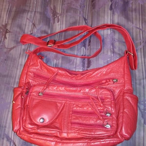 Red Unbranded Purse 13 wide X 9 Long X 3 1/2 Deep New is being swapped online for free