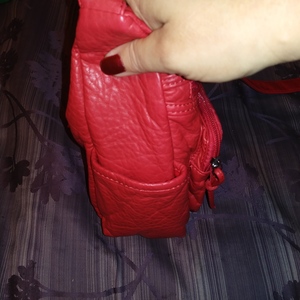 Red Unbranded Purse 13 wide X 9 Long X 3 1/2 Deep New is being swapped online for free