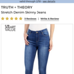 Skinny Jeans size 14 NEW is being swapped online for free