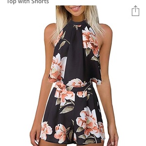 Small brand new shorts and top is being swapped online for free