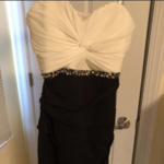 Black and White Short Dress is being swapped online for free
