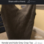 Kendal and Kylie crop top is being swapped online for free