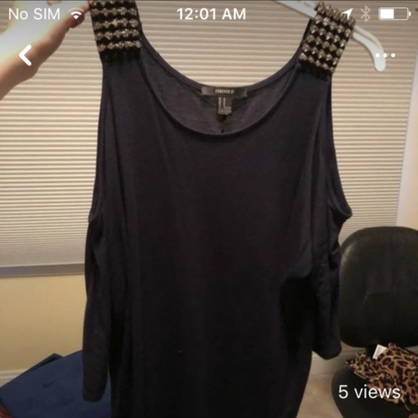 Forever 21 Studded Navy Over the Shoulder is being swapped online for free