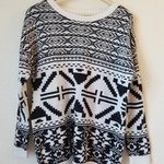 Pattered Oversized Sweater is being swapped online for free