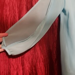 S-M NWOT blue blouse is being swapped online for free