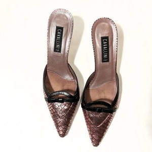 Made in Italy Cavallini Python Print Mule Sandals - 8.5 is being swapped online for free