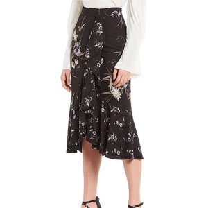 Antonio Melanie Dali Floral Print Ruffle Skirt - 4 is being swapped online for free