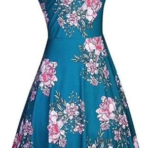 Green Floral dress brand new! is being swapped online for free