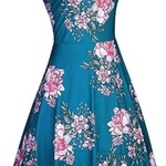 Green Floral dress brand new! is being swapped online for free