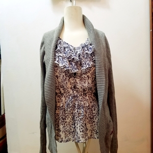 MUDD Ruffled Tank Top & cardigan  is being swapped online for free