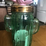 New/Unused Glass Cactus Cup is being swapped online for free