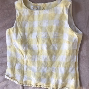 Yellow Gingham/Plaid Tanktop is being swapped online for free