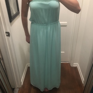 Sea Foam Green Maxi Dress  is being swapped online for free