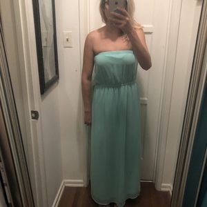 Sea Foam Green Maxi Dress  is being swapped online for free