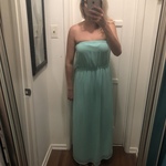 Sea Foam Green Maxi Dress  is being swapped online for free