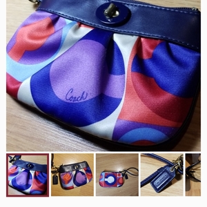 Coach Special Edition Sateen Scarf Print Wristlet  is being swapped online for free
