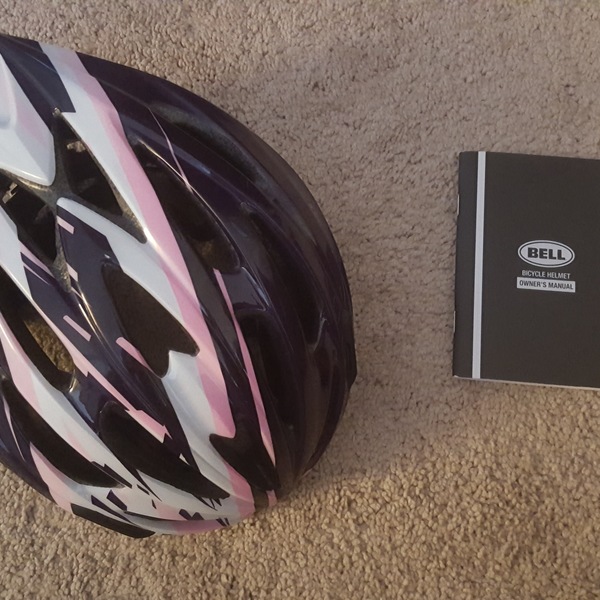 Bell bicycling helmet,  adult 54-61cm is being swapped online for free
