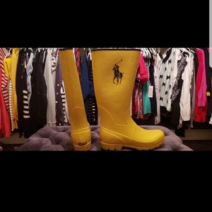 Ralph Lauren Polo Rainboots - size 6 is being swapped online for free