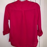 Vintage Jennyfer pink Long sleeve buttoned blouse with vintage shoulder crystal details is being swapped online for free