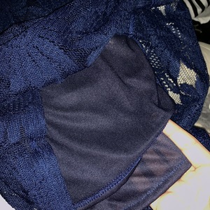 Vintage Blue lace dress, with lining under skirt  is being swapped online for free