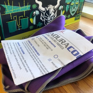 Instant Cooling Scarf and Towel - Purple is being swapped online for free