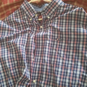 4 Button Down Name Brand Long Sleeve Shirts...Polo, St John's Bay, Chaps is being swapped online for free