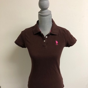 U.S. Polo Assn. brown polo shirt - Small is being swapped online for free