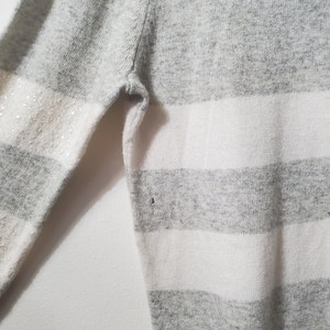 J Crew Shimmery Striped Wool Sweater Sz M  is being swapped online for free