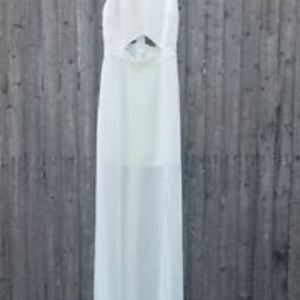 BCBGeneration White Dress Y Back is being swapped online for free