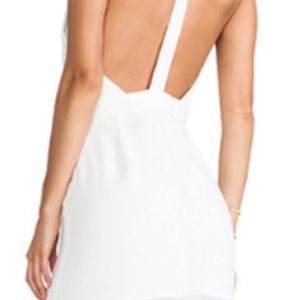 BCBGeneration White Dress Y Back is being swapped online for free