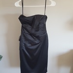 White House Black Market Black Strapless Dress, New With Tags! Woms Size 0 is being swapped online for free