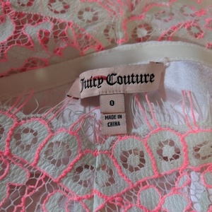 New Juicy couture neon pink and white lace dress is being swapped online for free