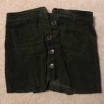 Zara Trf collection SIZE M dark green skirt  is being swapped online for free