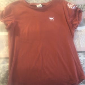 Victoria’s Secret Pink short sleeve shirt size Medium  is being swapped online for free