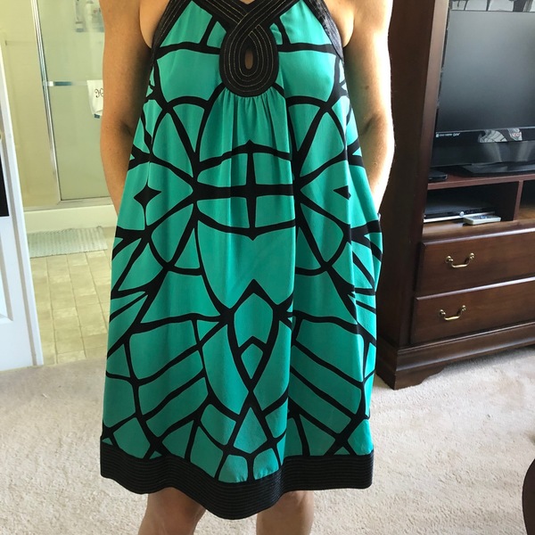 Nicole Miller Turquoise Dress is being swapped online for free