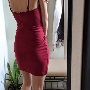Red Wrap Dress Size XS is being swapped online for free