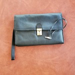 Genuine leather clutch w/key  is being swapped online for free