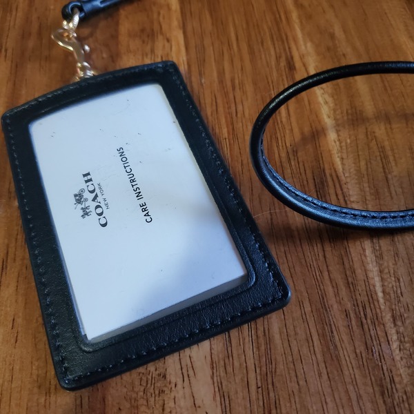 Coach card lanyard  is being swapped online for free