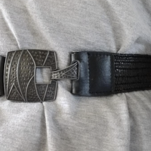 Elasticized Black ladies belt is being swapped online for free