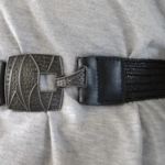 Elasticized Black ladies belt is being swapped online for free