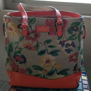 Kate Spade Floral handbag (fabric & leather) is being swapped online for free